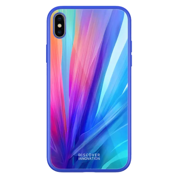 Husă pentru smartphone Apple iPhone XS Max Nillkin/ Back/ TPU/ PC/ Multicolor Blue photo 1