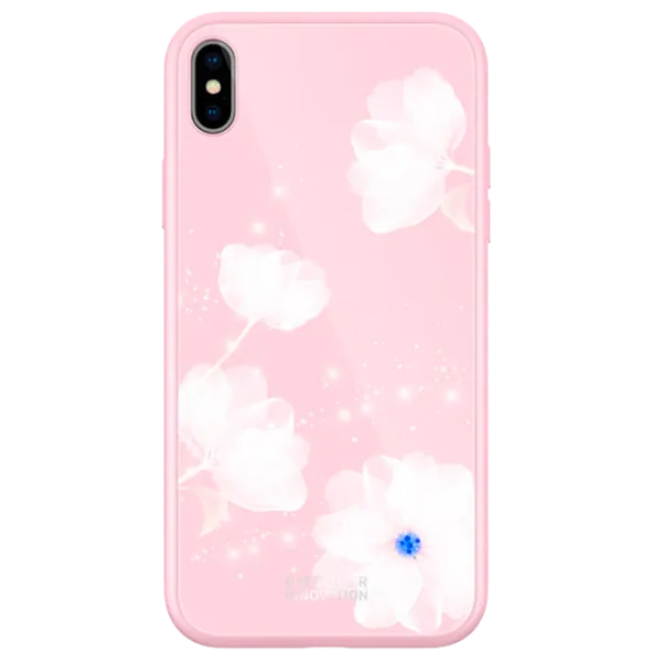 Husă pentru smartphone Apple iPhone XS Nillkin/ Back/ TPU/ PC/ White Pink photo 1