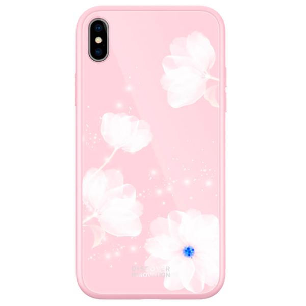 Husă pentru smartphone Apple iPhone XS Nillkin/ Back/ TPU/ PC/ White Pink photo 1