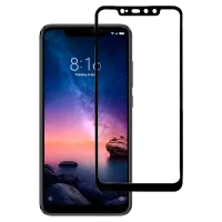 Защитное стекло Cover X Xiaomi Redmi Note 6 Pro 0.26 mm/ Глянцевый/ Черный