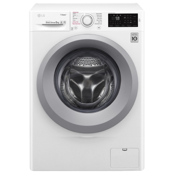 Mașină de spălat LG F2J5NY4W 6 kg / 1200 rpm / White photo 1
