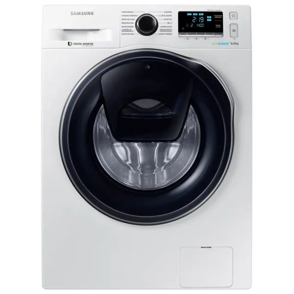 Mașină de spălat Samsung WW80K6414QW/LE 8 kg / 1400 rpm / White photo 1