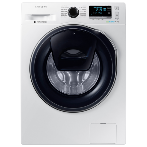 Mașină de spălat Samsung WW80K6414QW/LE 8 kg / 1400 rpm / White photo 1