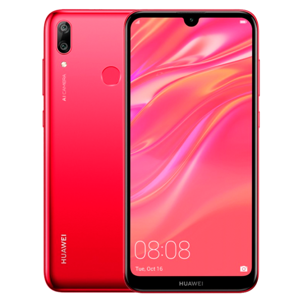 Huawei Y7 (2019) 3 ГБ/ 32 ГБ/ Dual SIM/ Красный photo 1