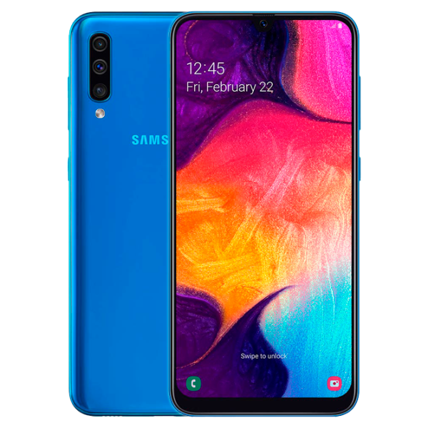 Samsung Galaxy A50 6 ГБ/ 128 ГБ/ Dual SIM/ Синий  photo 1 Samsung Galaxy A50 6 ГБ/ 128 ГБ/ Dual SIM/ Синий  photo 1