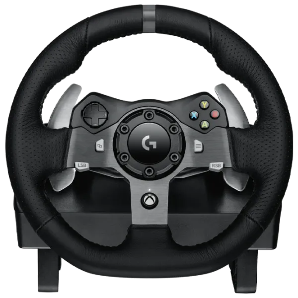 Руль Logitech G920, Xbox Series X|S Xbox One and PC Проводная/ 14 buttons/ Черный photo 1