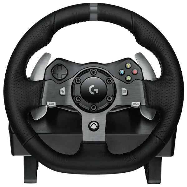 Руль Logitech G920, Xbox Series X|S Xbox One and PC Проводная/ 14 buttons/ Черный photo 1