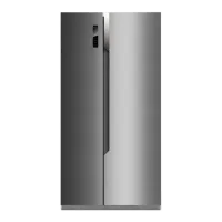 Frigider Hisense RC-67WS Side by Side/ Silver