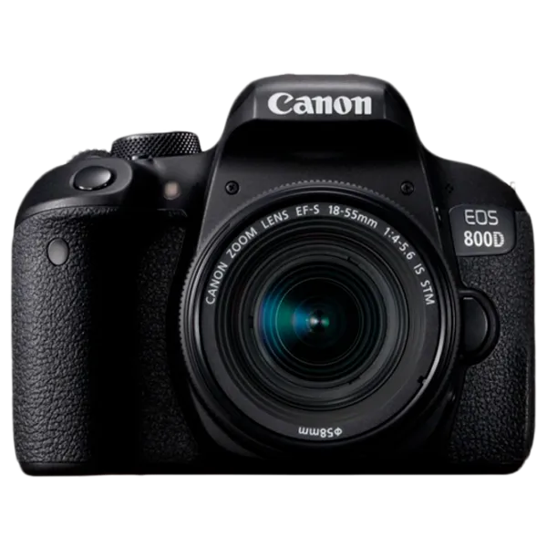 Фотоаппарат Canon EOS 800D Kit CMOS/ Черный photo 1