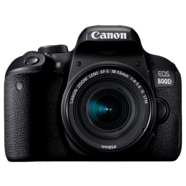 Фотоаппарат Canon EOS 800D Kit CMOS/ Черный photo 1