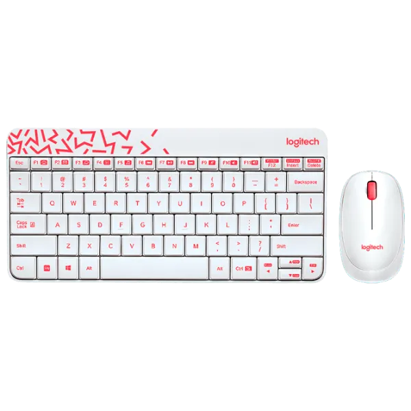Tastatură Logitech Desktop MK240 Fără fir/ White photo 1