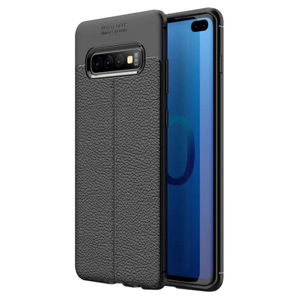 Husa Samsung Galaxy S10+ Cover X Back/ PU/ Black photo 1