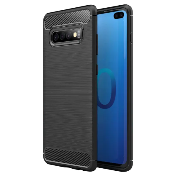 Husă pentru smartphone Samsung Galaxy S10+ Cover X/ Back/ TPU/ Black photo 1