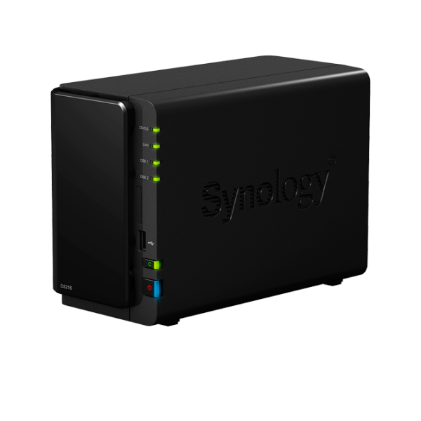 Synology DS216 Marvell Armada 385 88F6820/ Black photo 1