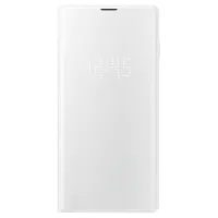 Husa Samsung Galaxy S10 Original LED Flip Wallet/ PU/ White