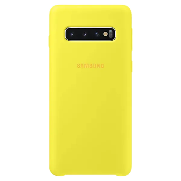 Чехол для смартфона Samsung Galaxy S10 Samsung/ Back/ TPU/ Желтый photo 1
