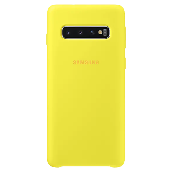 Чехол для смартфона Samsung Galaxy S10 Samsung/ Back/ TPU/ Желтый photo 1