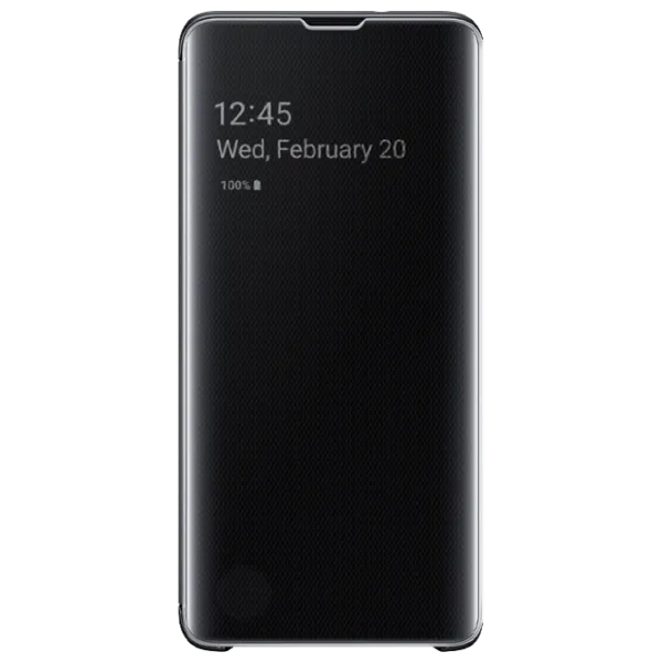 Чехол для смартфона Samsung Galaxy S10 Samsung/ Flip Cover View/ PU/ Черный photo 1