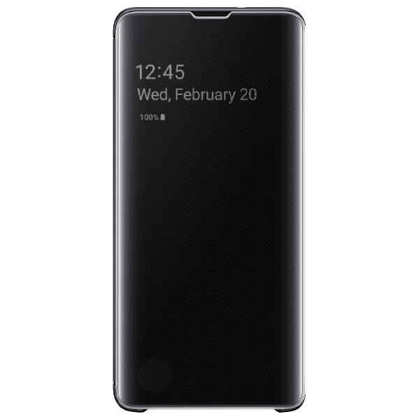 Чехол для смартфона Samsung Galaxy S10 Samsung/ Flip Cover View/ PU/ Черный photo 1