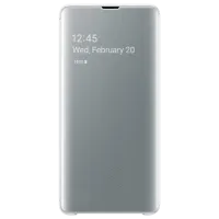 Чехол для смартфона Samsung Galaxy S10 Samsung/ Flip Cover View/ PU/ Белый