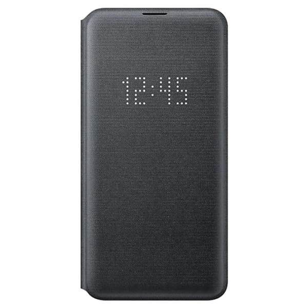 Husa Samsung Galaxy S10e Original LED Flip Wallet/ PU/ Black photo 1