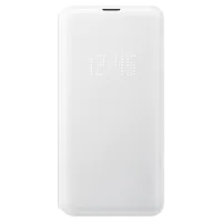 Husă pentru smartphone Samsung Galaxy S10e Samsung/ LED Flip Wallet/ PU/ White