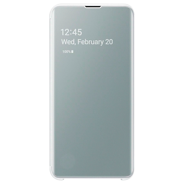 Чехол для смартфона Samsung Galaxy S10e Samsung/ Flip Cover View/ PU/ Белый photo 1