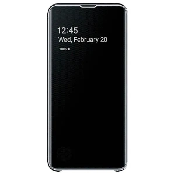 Чехол для смартфона Samsung Galaxy S10e Samsung/ Flip Cover View/ PU/ Черный photo 1