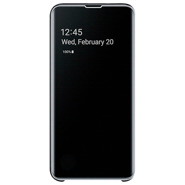 Чехол для смартфона Samsung Galaxy S10e Samsung/ Flip Cover View/ PU/ Черный photo 1