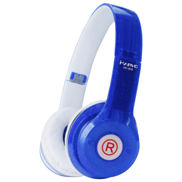 Căști Marvo HP-909 Blue Cu fir/ Personal photo 1 Căști Marvo HP-909 Blue Cu fir/ Personal photo 1