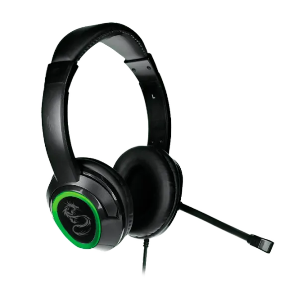 Căști Qumo Flex Black Cu fir/ Gaming photo 1 Căști Qumo Flex Black Cu fir/ Gaming photo 1