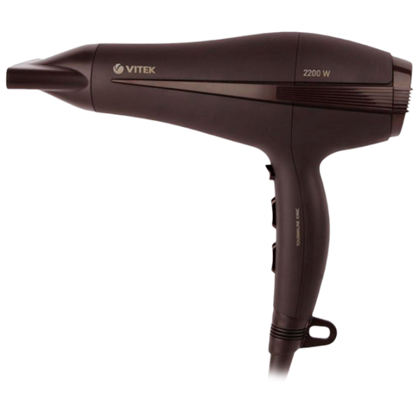Uscător de păr Vitek VT-8200 2200 W / Brown photo 1