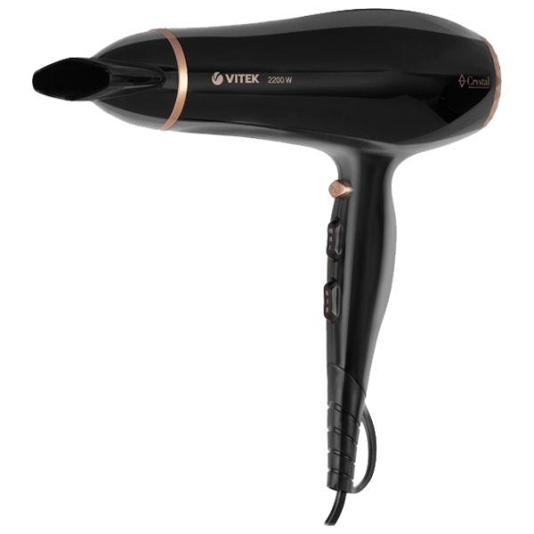 Uscător de păr Vitek VT-8205 2200 W / Black photo 1