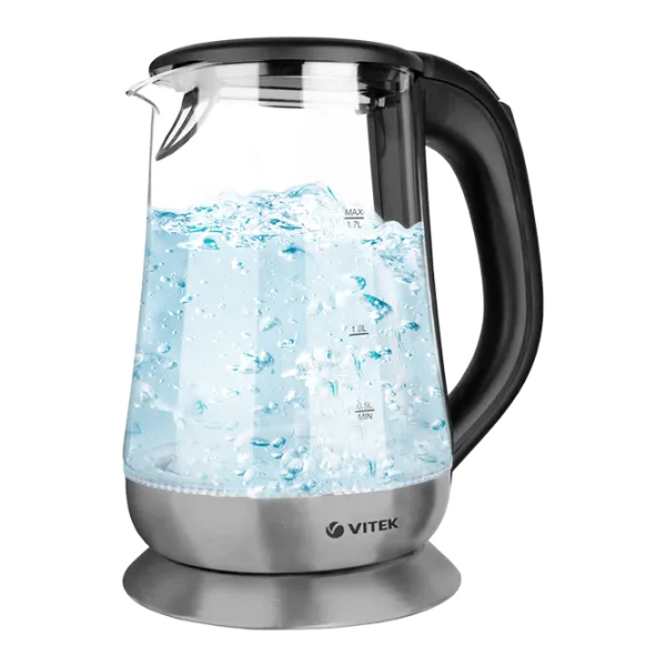 Ceainic Electric Vitek VT-7036 1.7 l/ Ascuns spirală/ Inox Silver photo 1
