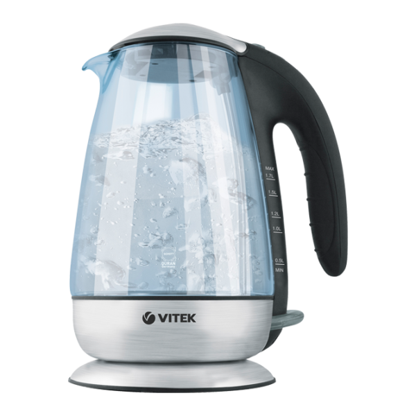 Ceainic Electric Vitek VT-1117 1.7 l/ Închis/ Inox Silver photo 1