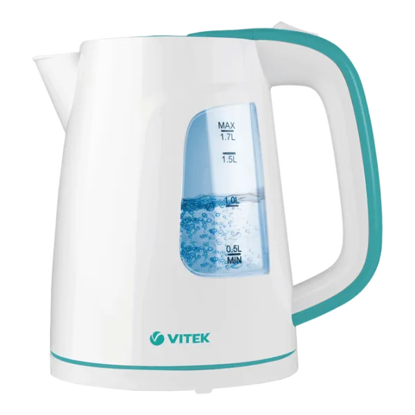 Чайник Электрический Vitek VT-7022 1.7 л/ Закрытый/ Белый photo 1