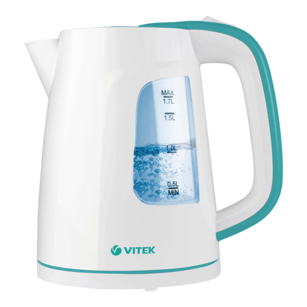 Чайник Электрический Vitek VT-7022 1.7 л/ Закрытый/ Белый photo 1