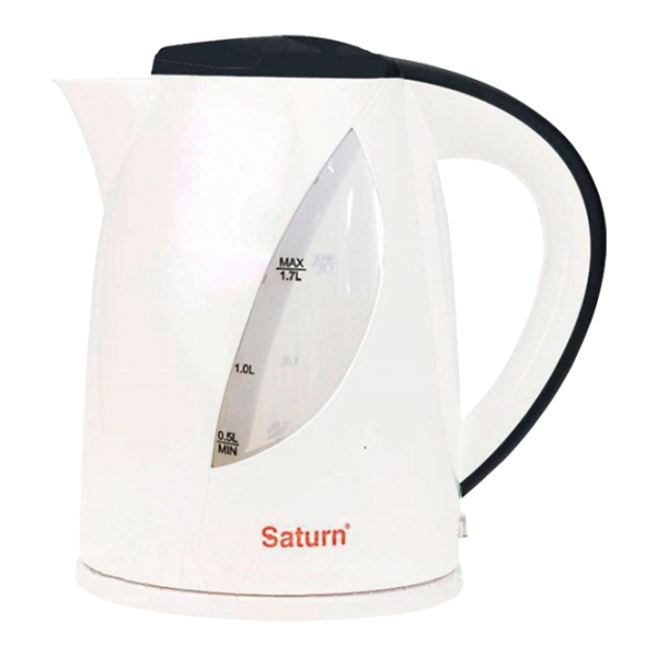 Ceainic Electric Saturn ST-EK8437 1.7 l/ Ascuns (Disc)/ Black White photo 1