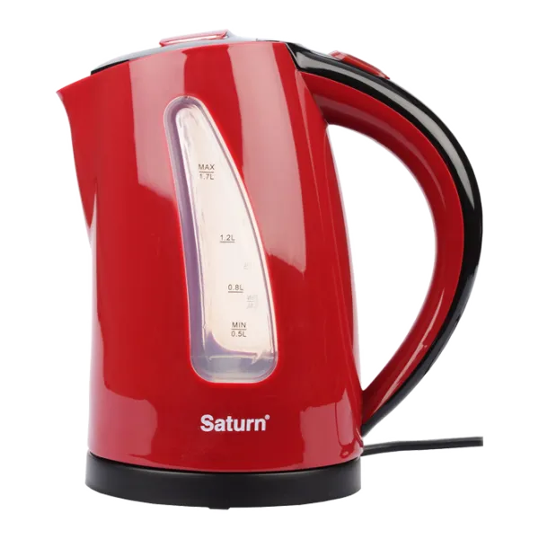 Ceainic Electric Saturn ST-EK8425 1.7 l/ Ascuns (Disc)/ Black Red photo 1