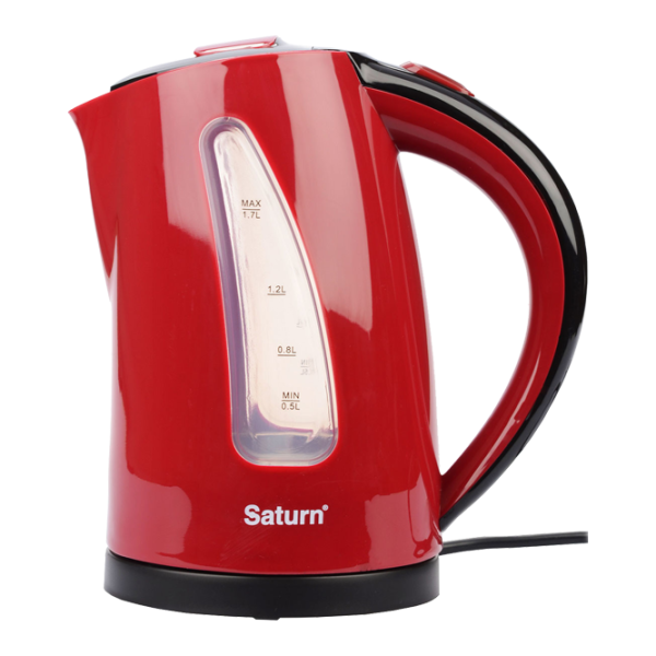 Ceainic Electric Saturn ST-EK8425 1.7 l/ Ascuns (Disc)/ Black Red photo 1