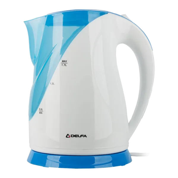 Ceainic Electric Delfa DK-816 1.7 l/ Închis/ White photo 1