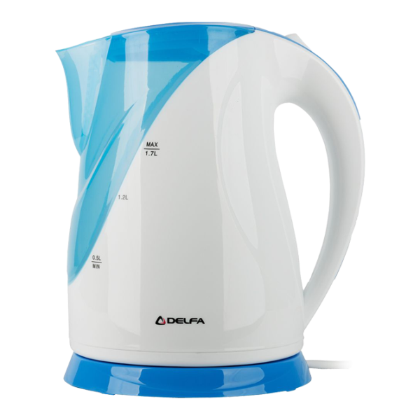 Ceainic Electric Delfa DK-816 1.7 l/ Închis/ White photo 1