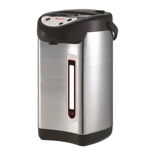 Thermo Pot Electric Saturn ST-EK8037 4.2 l/ Ascuns spirală/ Silver photo 1