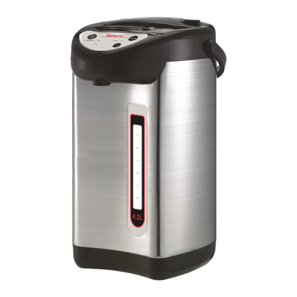 Thermo Pot Electric Saturn ST-EK8037 4.2 l/ Ascuns spirală/ Silver photo 1