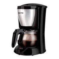 Cafetieră Vitek VT-1518 Espresso/ 0.65 l/ Inox Black
