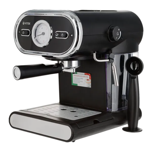 Кофеварка Эспрессо Vitek VT-1525 Эспрессо/ 1 л/ Черный photo 1
