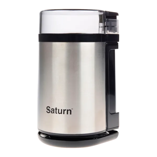 Кофемолка Saturn ST-CM0177  Роторный нож/ 85 г/ Нержавеющая сталь Серый photo 1