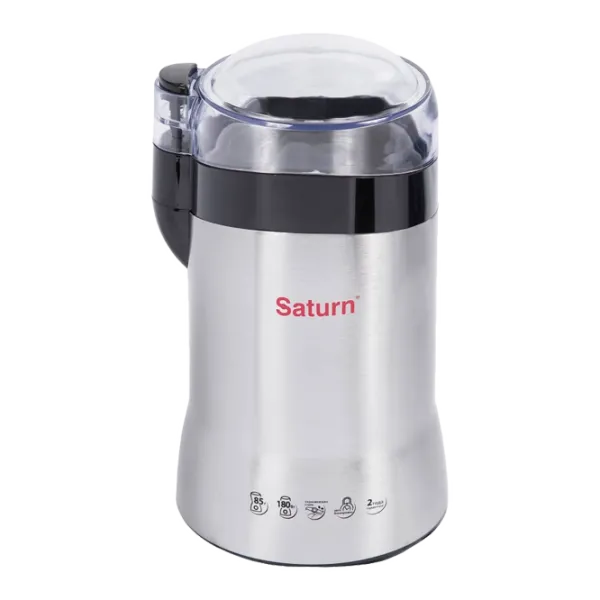 Rasnita de cafea Saturn ST-CM1038  Cuțit rotativ/ 85 g/ Inox Gray photo 1