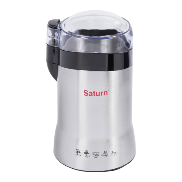 Rasnita de cafea Saturn ST-CM1038  Cuțit rotativ/ 85 g/ Inox Gray photo 1