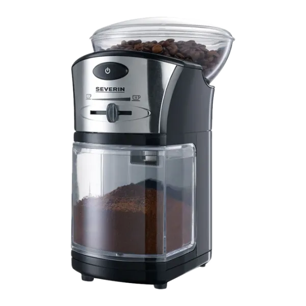 Rasnita de cafea Severin KM-3874  Piatră de moară/ 150 g/ Inox Black photo 1